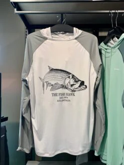 Simms Women's LS Solar Flex Hoody- New Fish Hawk Tarpon Art